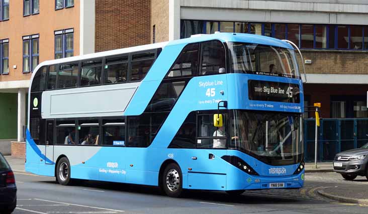 Nottingham Scania N280UD ADL Enviro400CNGCITY 438